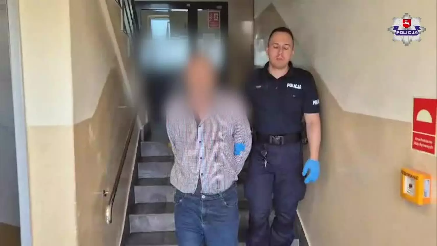 Zatrzymany za przemoc domową (gmina Trzebieszów).mp4