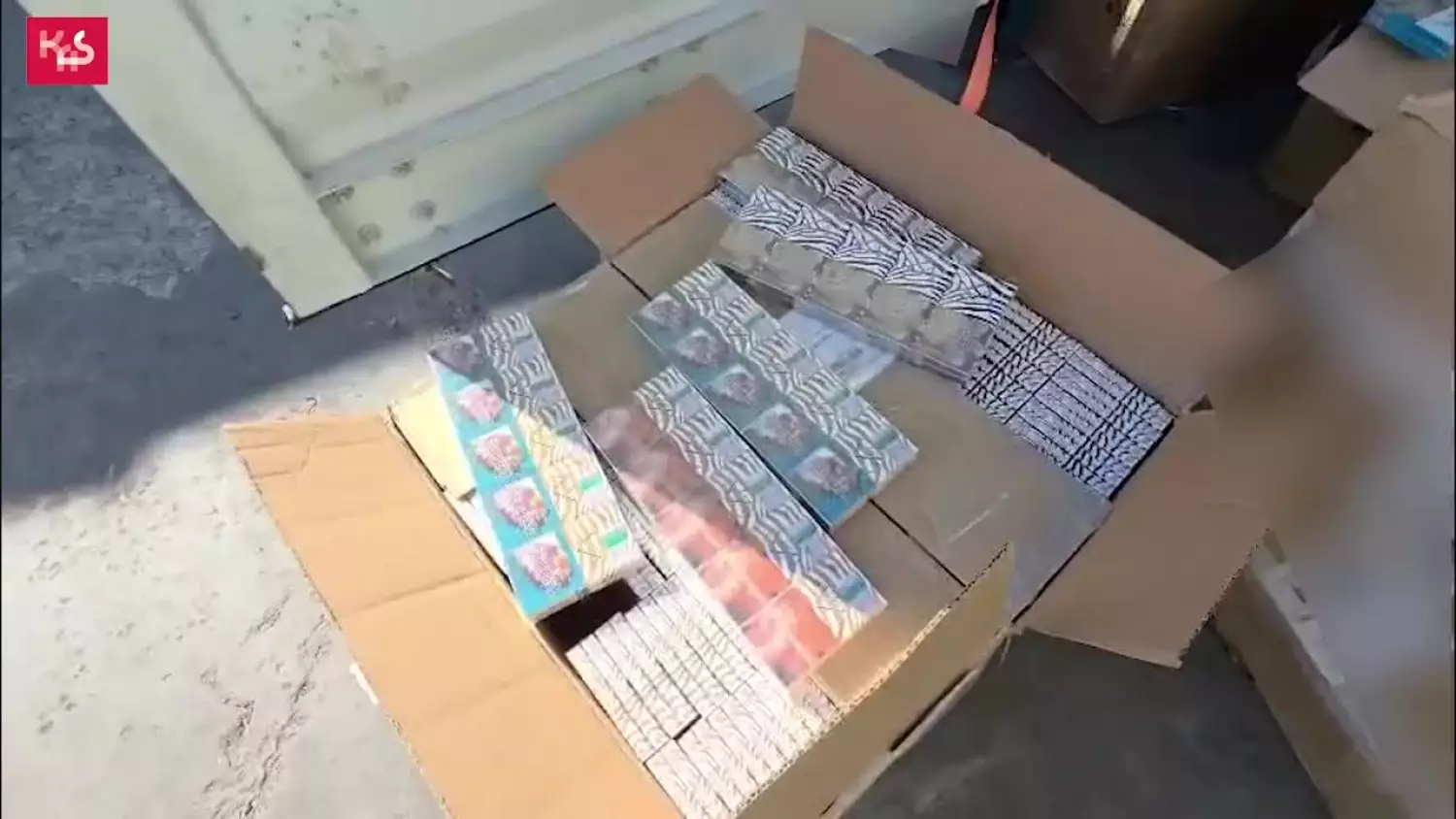 Małaszewicze. Rentgen wykrył papierosy za milion złotych.mp4